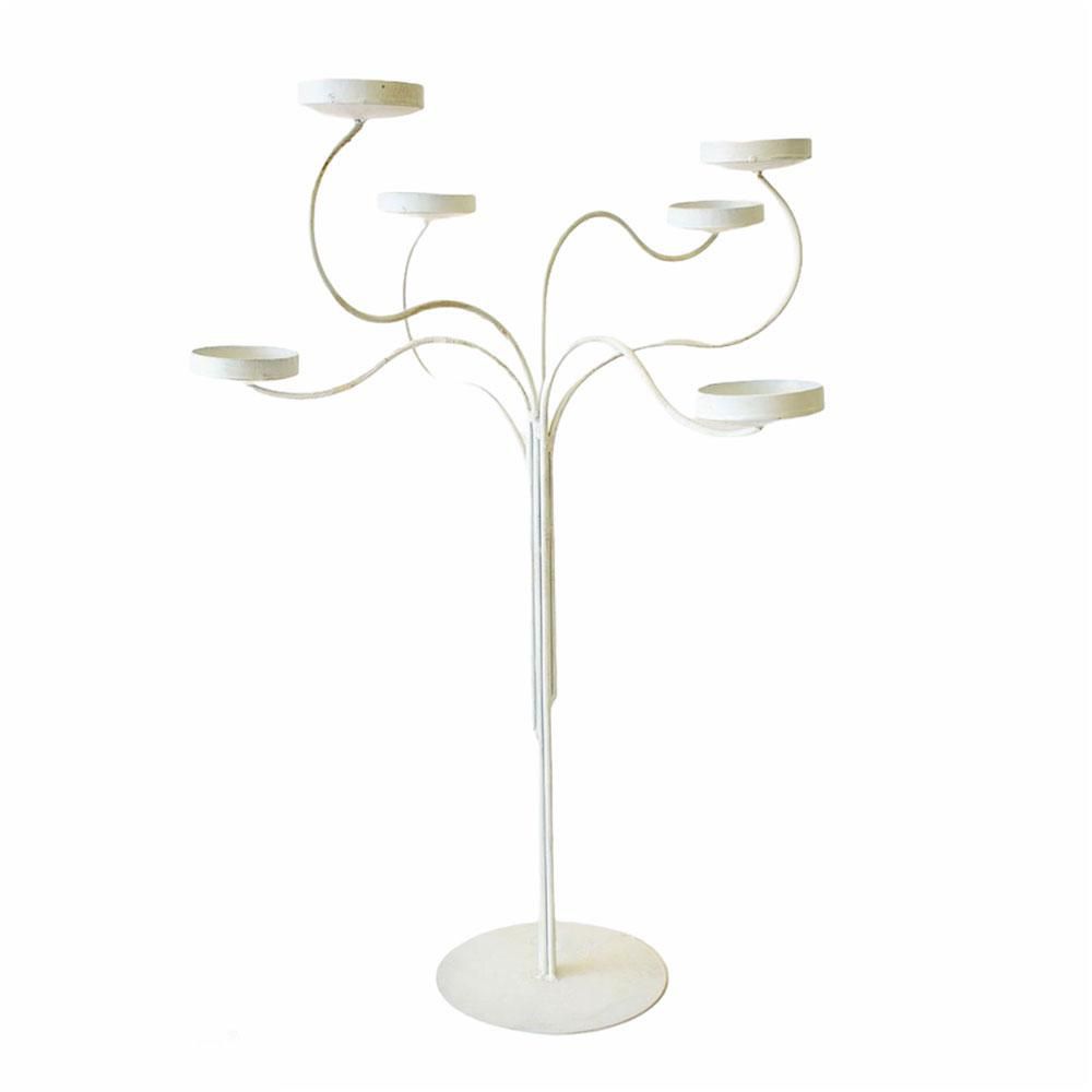 STRUTTURA FERRO H.90 CM6 RAMI X BICCHIERE BIANCO STRUTTURA FERRO H.90 CM6 RAMI X BICCHIERE BIANCO