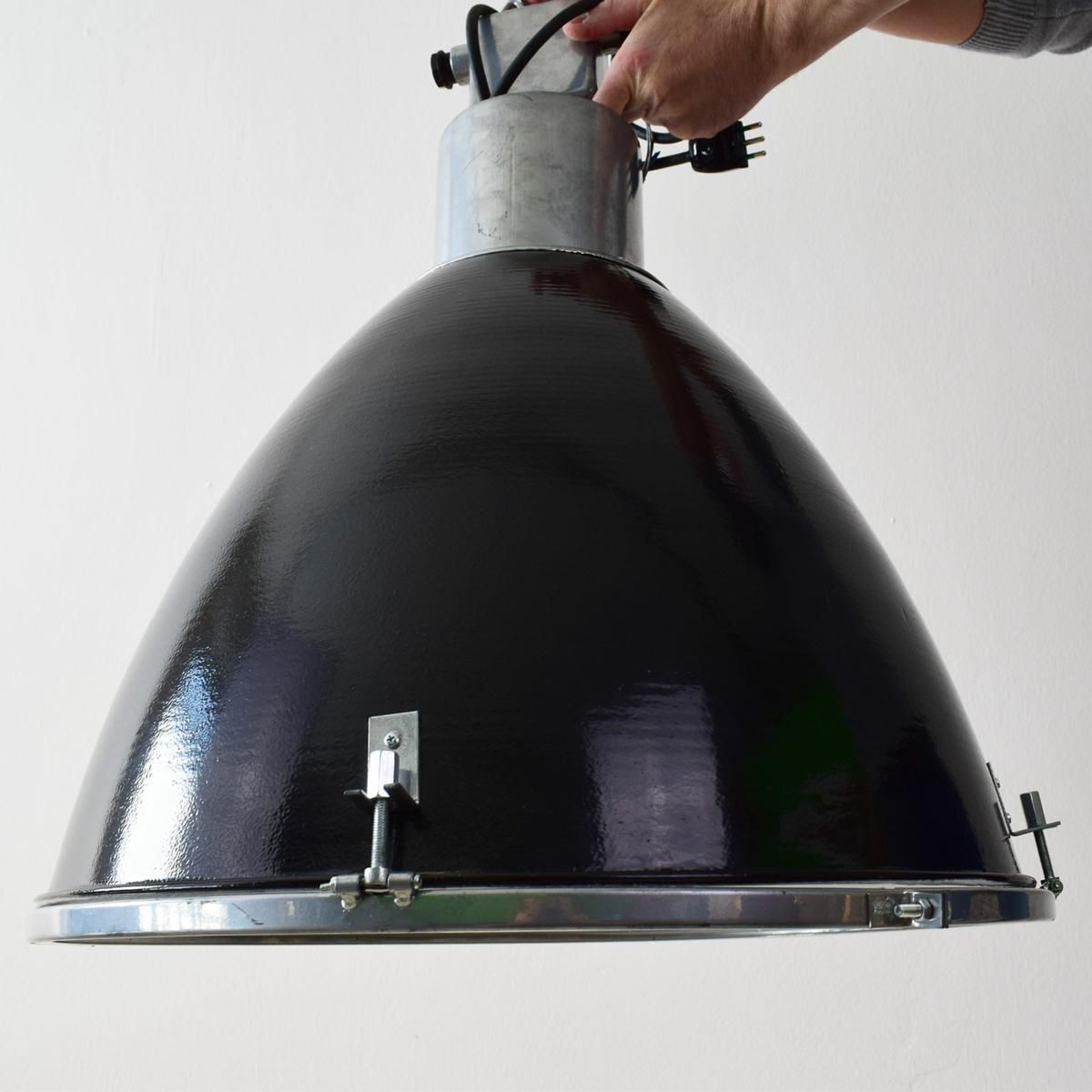 LAMPADA GRANDE -VINTAGE- NERO