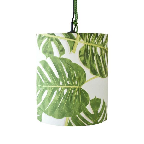 PARALUME MEDIO FOGLIE MONSTERA D.30 CM H.36 CM -VINTAGE- VERDE PARALUME MEDIO FOGLIE MONSTERA D.30 CM H.36 CM -VINTAGE- VERDE
