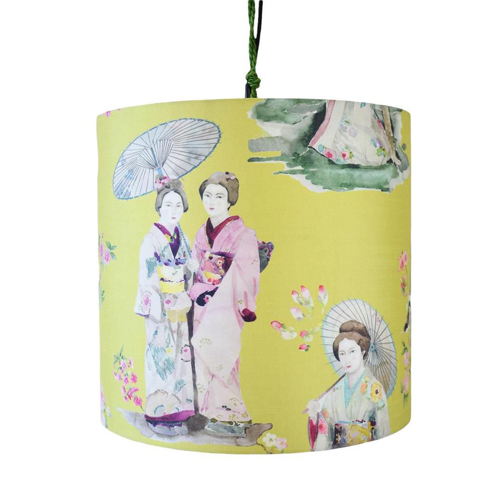 PARALUME DONNE GIAPPONESI KIMONO D.40 CM H.38,5 CM -VINTAGE- PARALUME DONNE GIAPPONESI KIMONO D.40 CM H.38,5 CM -VINTAGE-