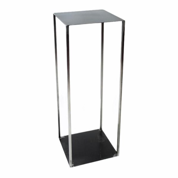 ALZATA FERRO BASE QUADRATA 38X38 CM H.110 CM ANTRACITE ALZATA FERRO BASE QUADRATA 38X38 CM H.110 CM ANTRACITE