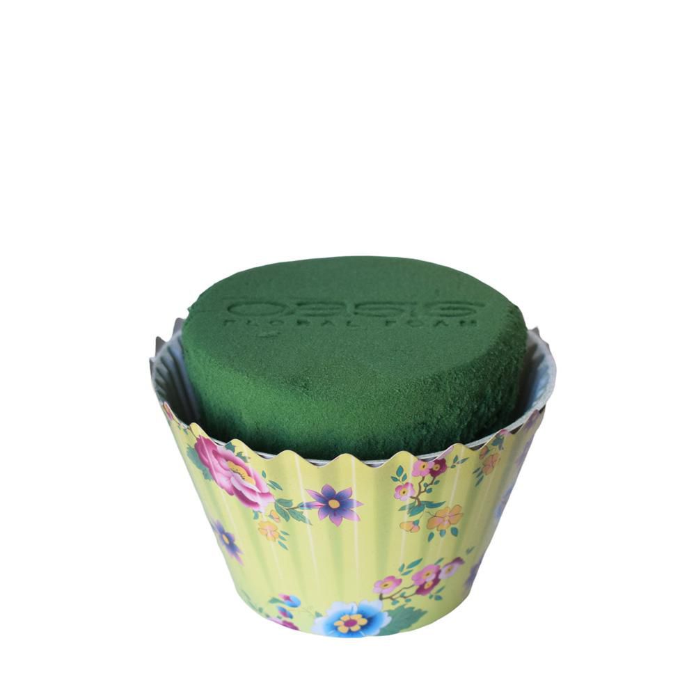 CUPCAKES SPUGNA D.8 CM CONF.PZ.6 FLOREALE MENTA OASIS