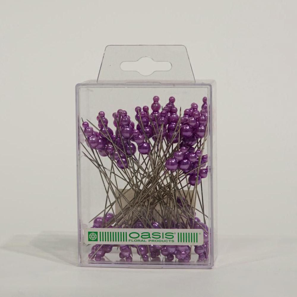 SPILLO 3-PERLINE D.0,8 CM CONF.PZ.72 LILLA SPILLO 3-PERLINE D.0,8 CM CONF.PZ.72 LILLA