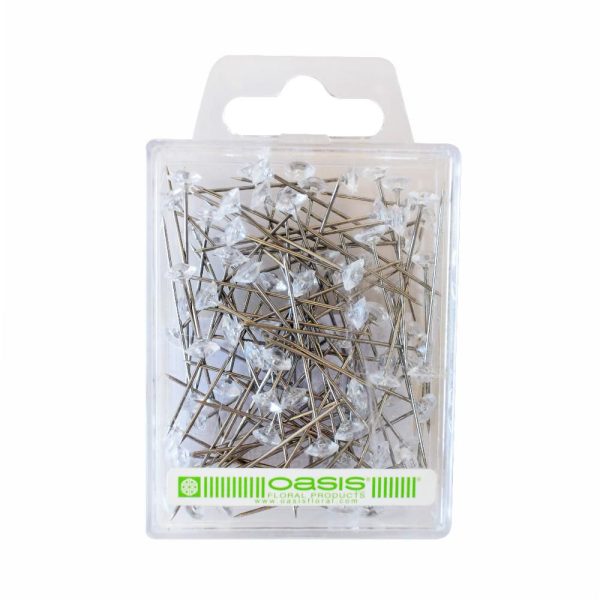 DIAMANTE PINS OASIS D.0,5 CM CONF.PZ.100 TRASPARENTE DIAMANTE PINS OASIS D.0,5 CM CONF.PZ.100 TRASPARENTE