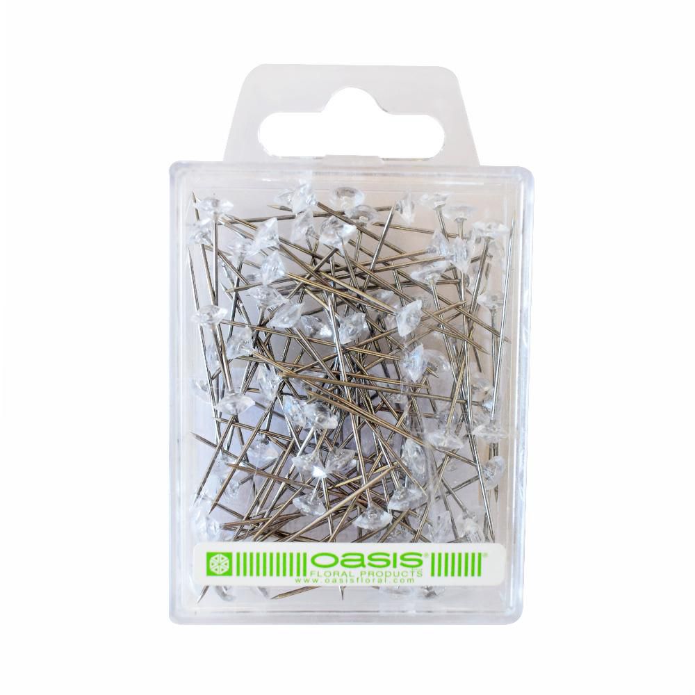 DIAMANTE PINS OASIS D.0,5 CM CONF.PZ.100 TRASPARENTE