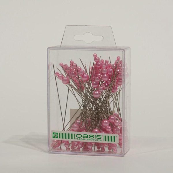 SPILLO 3-PERLINE D.0,8 CM CONF.PZ.72 ROSA SPILLO 3-PERLINE D.0,8 CM CONF.PZ.72 ROSA