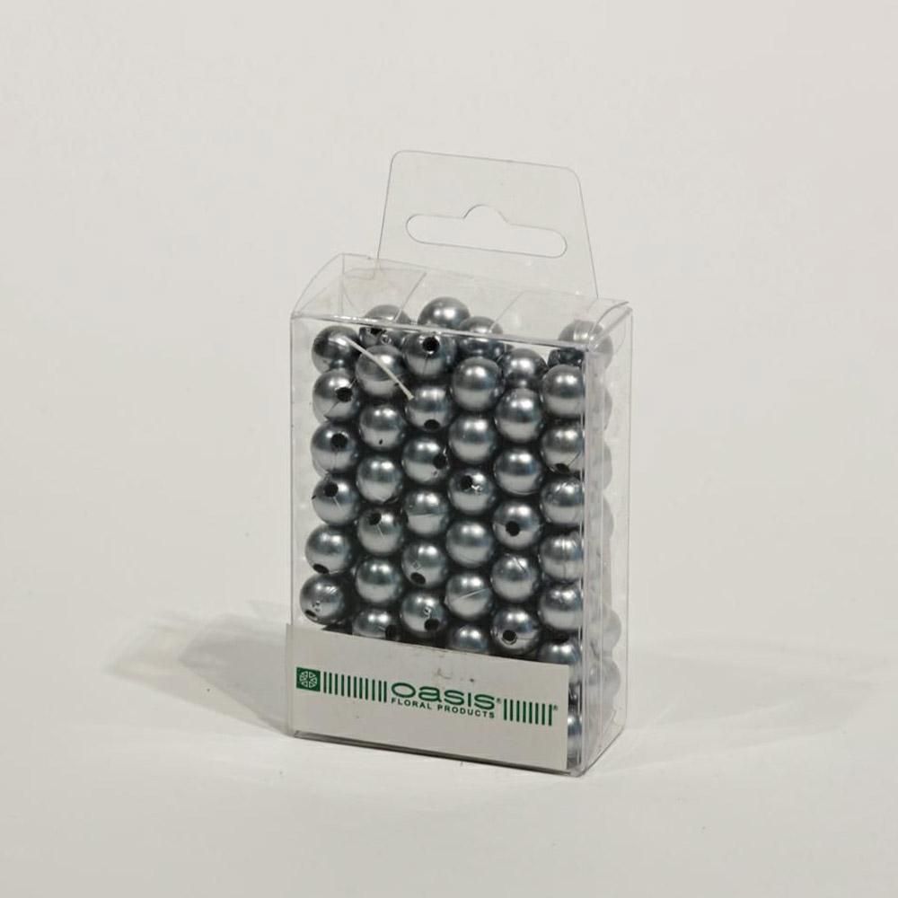 PERLINE ORNAMENTALI D.1CM CONF.PZ.120 ARGENTO PERLINE ORNAMENTALI D.1CM CONF.PZ.120 ARGENTO