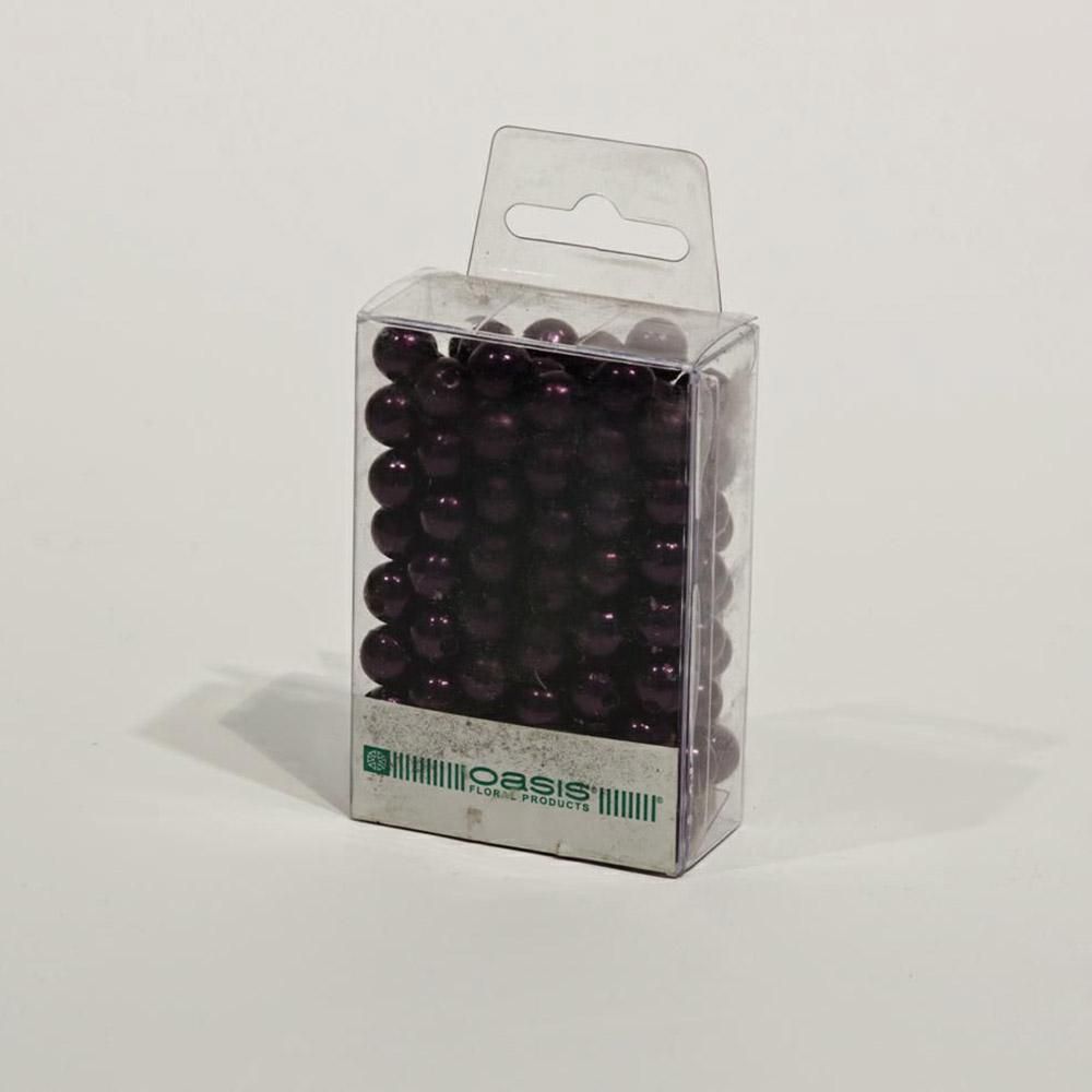 PERLINE ORNAMENTALI D.1CM CONF.PZ.120 AUBERGINE PERLINE ORNAMENTALI D.1CM CONF.PZ.120 AUBERGINE