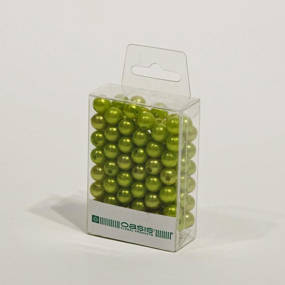 PERLINE ORNAMENTALI D.1CM CONF.PZ.120 VERDE CHIARO PERLINE ORNAMENTALI D.1CM CONF.PZ.120 VERDE CHIARO