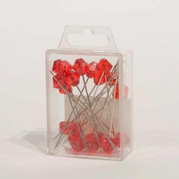 HEX HEAD PINS OASIS D.1CM CONF.PZ.20 ROSSO HEX HEAD PINS OASIS D.1CM CONF.PZ.20 ROSSO