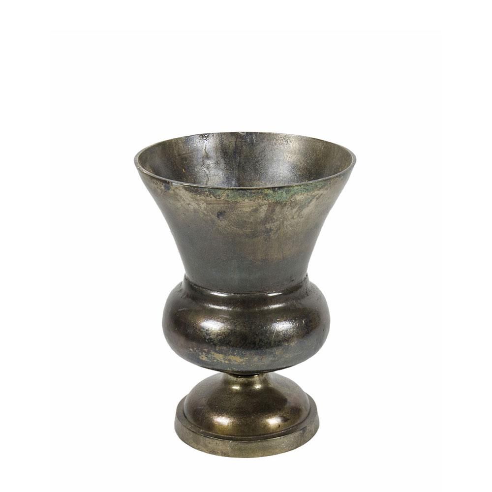 COPPA ALLUMINIO D.38 CMH.50 CM -RAW/GUNMETAL- COPPA ALLUMINIO D.38 CMH.50 CM -RAW/GUNMETAL-