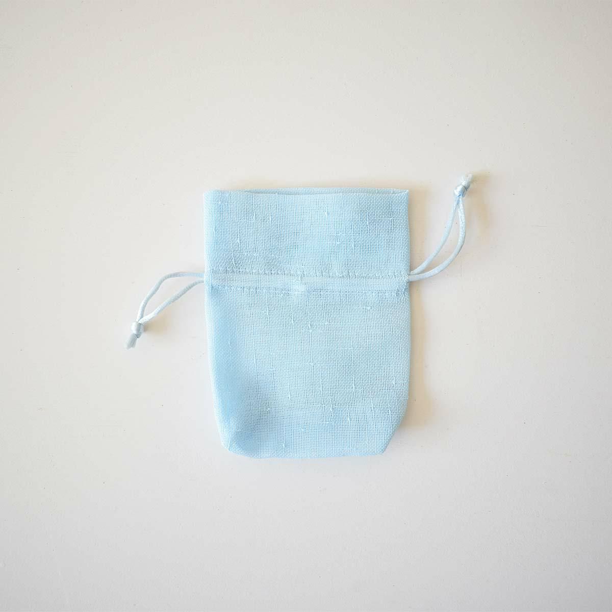 SACCHETTO LINO 9X12 PZ10 CELESTE SZ SACCHETTO LINO 9X12 PZ10 CELESTE SZ