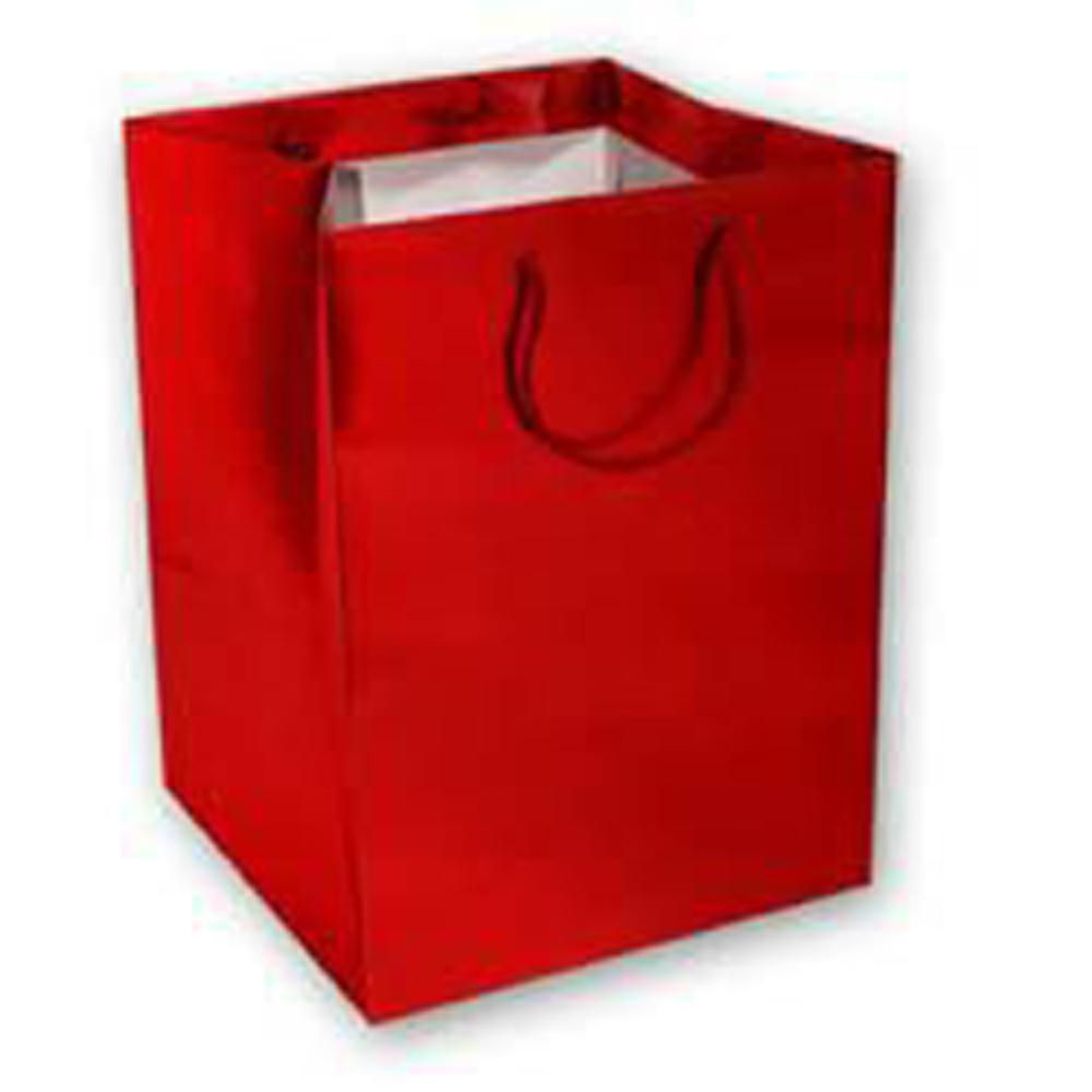 SHOPPER MET.PORTAPANETTONE 26X26X35 CM CONF. PZ.10 ROSSO OPACO SHOPPER MET.PORTAPANETTONE 26X26X35 CM CONF. PZ.10 ROSSO OPACO