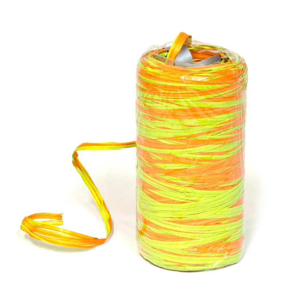 RAFIA SYNTHETIC BIC.200M ARANCIO/MENTA-67