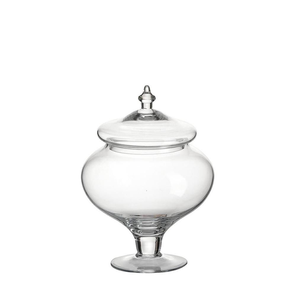 CONFETTIERA VETRO D.19,5 H.28 CM TRASPARENTE CONFETTIERA VETRO D.19,5 H.28 CM TRASPARENTE
