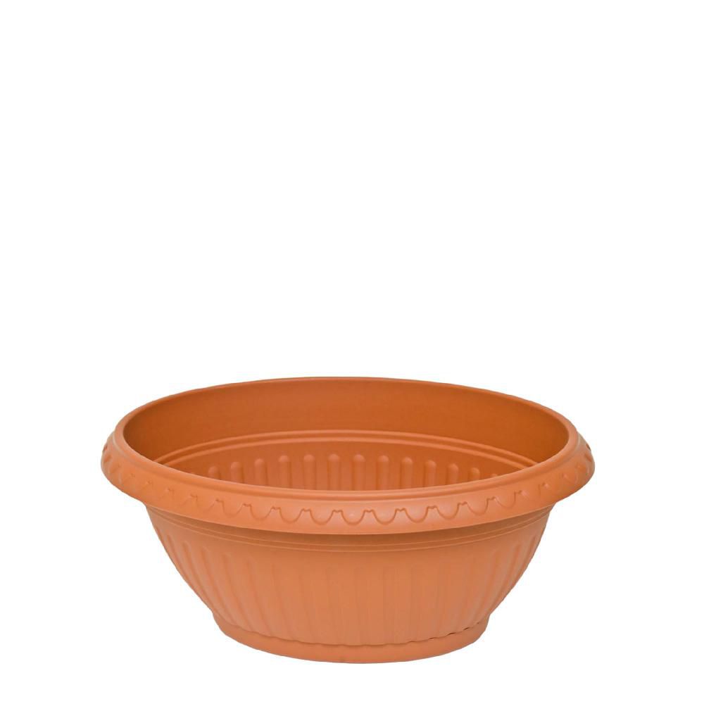 CIOTOLA PLASTICA MEDEA OVALE 25X20 CM H.11 CM TERRACOTTA CIOTOLA PLASTICA MEDEA OVALE 25X20 CM H.11 CM TERRACOTTA