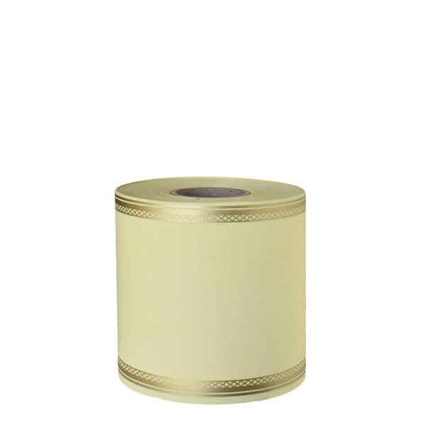 NASTRO CARTA FUNEBRE LAURO 100MM 50MT AVORIO NASTRO CARTA FUNEBRE LAURO 100MM 50MT AVORIO