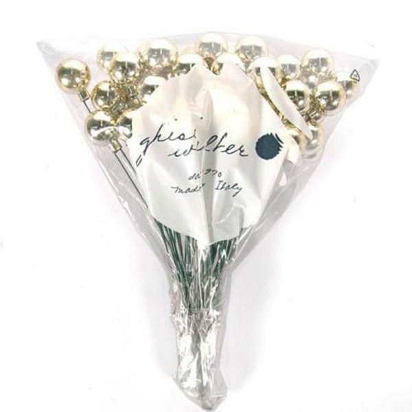 BACCHE D.1,9 CM CONF.PZ.50 OTTONE BACCHE D.1,9 CM CONF.PZ.50 OTTONE