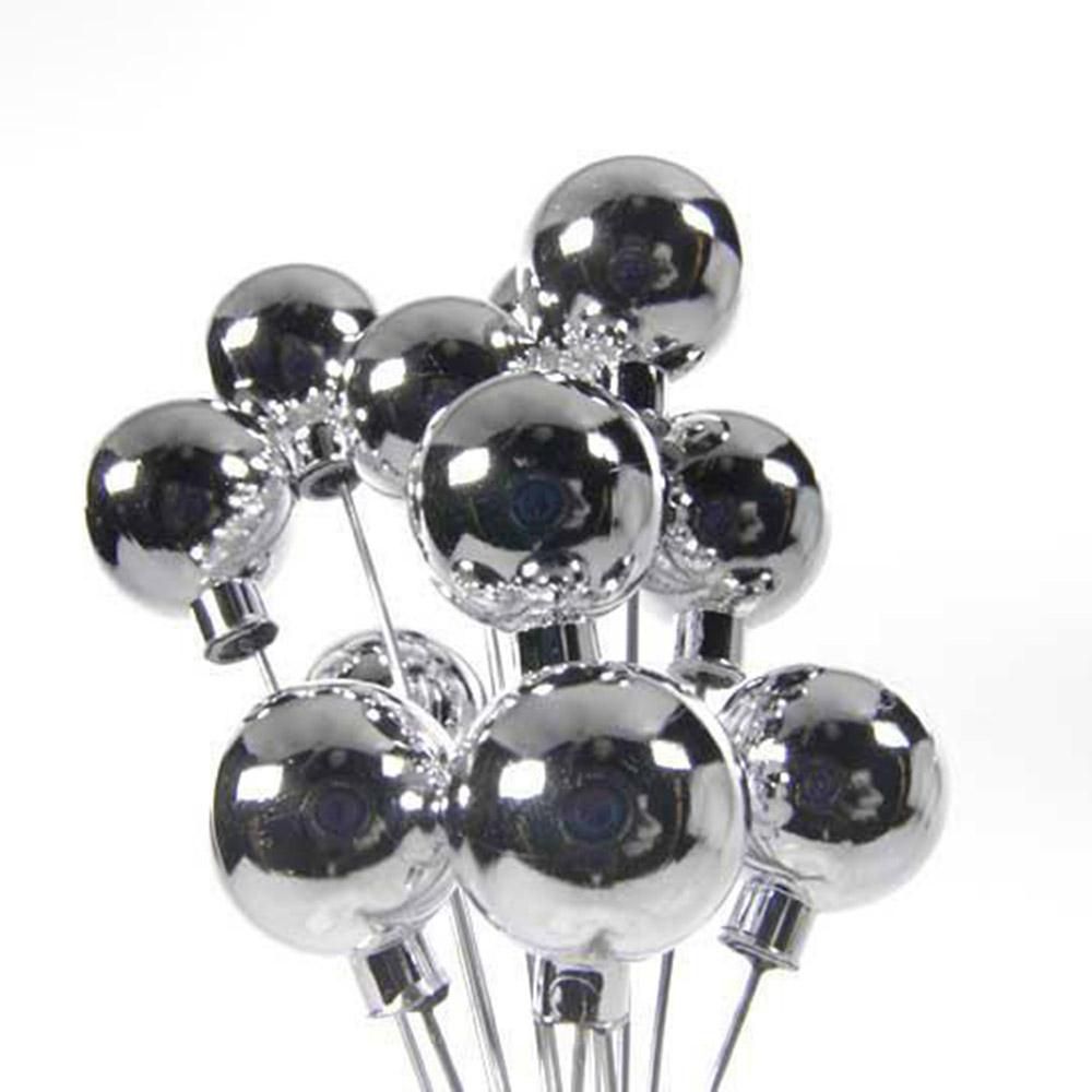 BACCHE D.1,9 CM CONF.PZ.50 ARGENTO