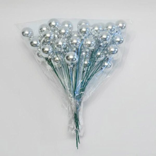 BACCHE D.2,4 CM CONF.PZ.50 ARGENTO BACCHE D.2,4 CM CONF.PZ.50 ARGENTO