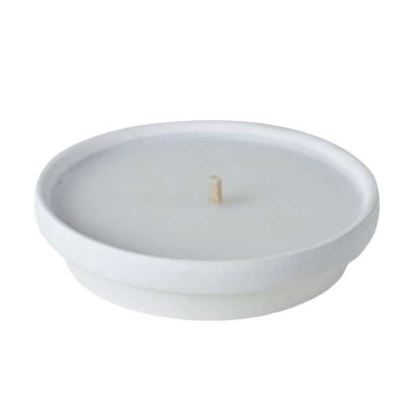 CITRONELLA D.15 CM H.3 CM IN TERRACOTTA BIANCO CITRONELLA D.15 CM H.3 CM IN TERRACOTTA BIANCO