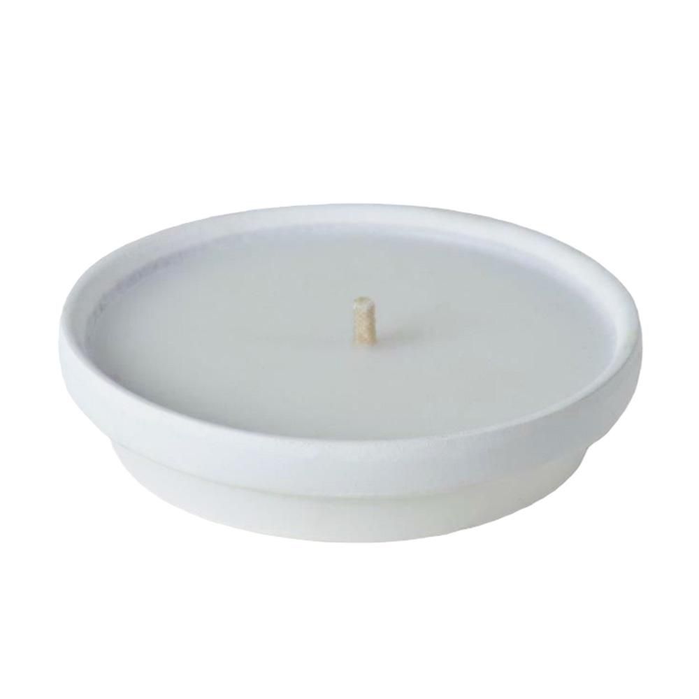 CITRONELLA D.15 CM H.3 CM IN TERRACOTTA BIANCO CITRONELLA D.15 CM H.3 CM IN TERRACOTTA BIANCO