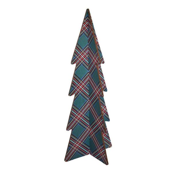 ALBERO 3D LEGNO D.72 CMH.171 CM -CHECKS- VERDE/BLU/ROSSO ALBERO 3D LEGNO D.72 CMH.171 CM -CHECKS- VERDE/BLU/ROSSO