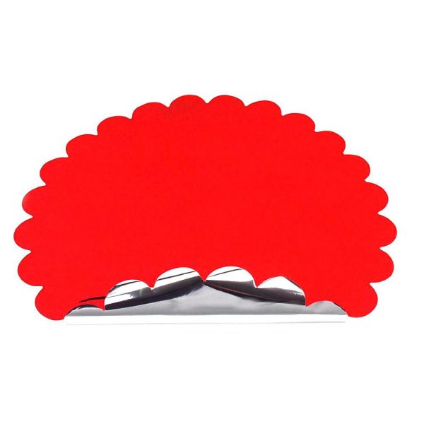 SOTTOVASI FONDO PIENO 1LATO D.50 CM PZ.50 ROSSO SOTTOVASI FONDO PIENO 1LATO D.50 CM PZ.50 ROSSO