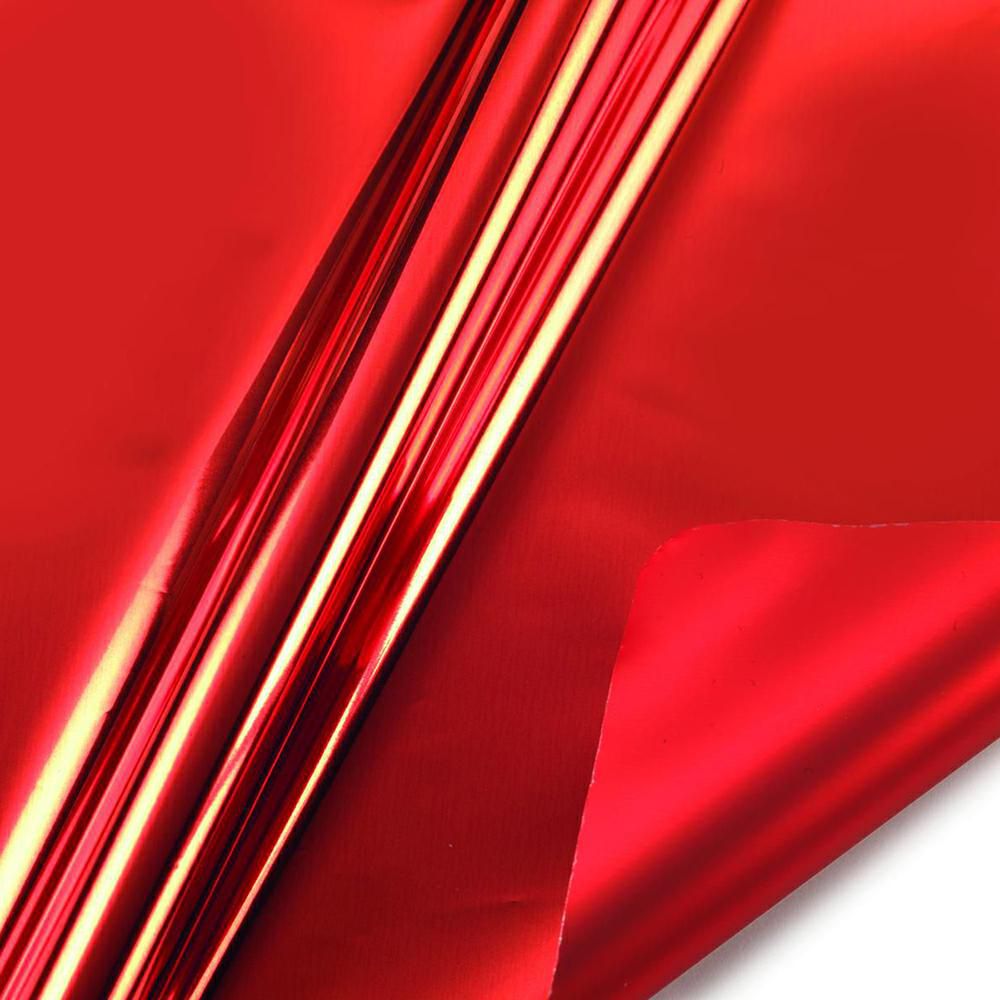 BOBINA PPL -BICOLOR METAL- CM 100X25 MT ROSSO LUCIDO/OPACO