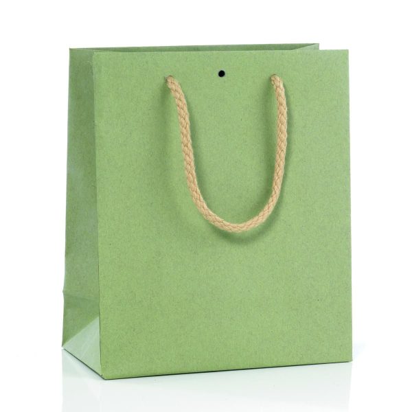 SHOPPERS CARTA MELANGE 16X19X8 CM CONF. PZ.12 VERDE SALVIA SHOPPERS CARTA MELANGE 16X19X8 CM CONF. PZ.12 VERDE SALVIA