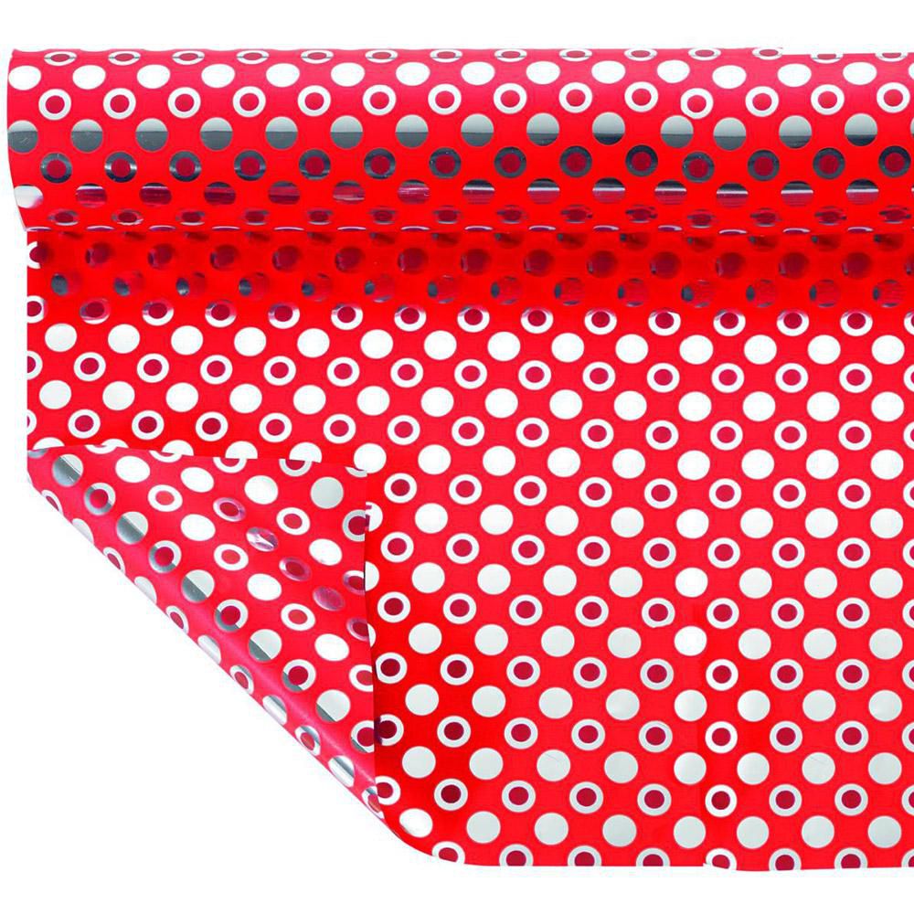 BOBINA PPL -BUBBLES METAL- CM 100X25 MT 35MY ROSSO-12