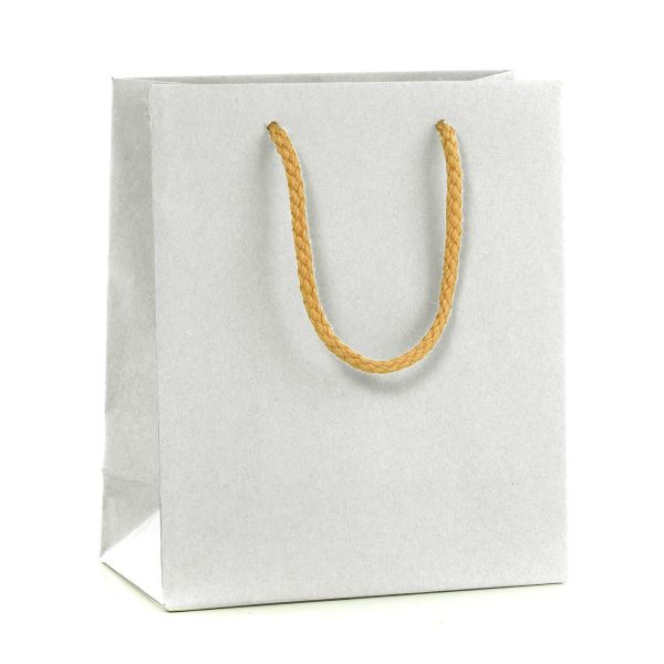 SHOPPERS CARTA MELANGE 16X19X8 CM CONF. PZ.12 GRIGIO SHOPPERS CARTA MELANGE 16X19X8 CM CONF. PZ.12 GRIGIO