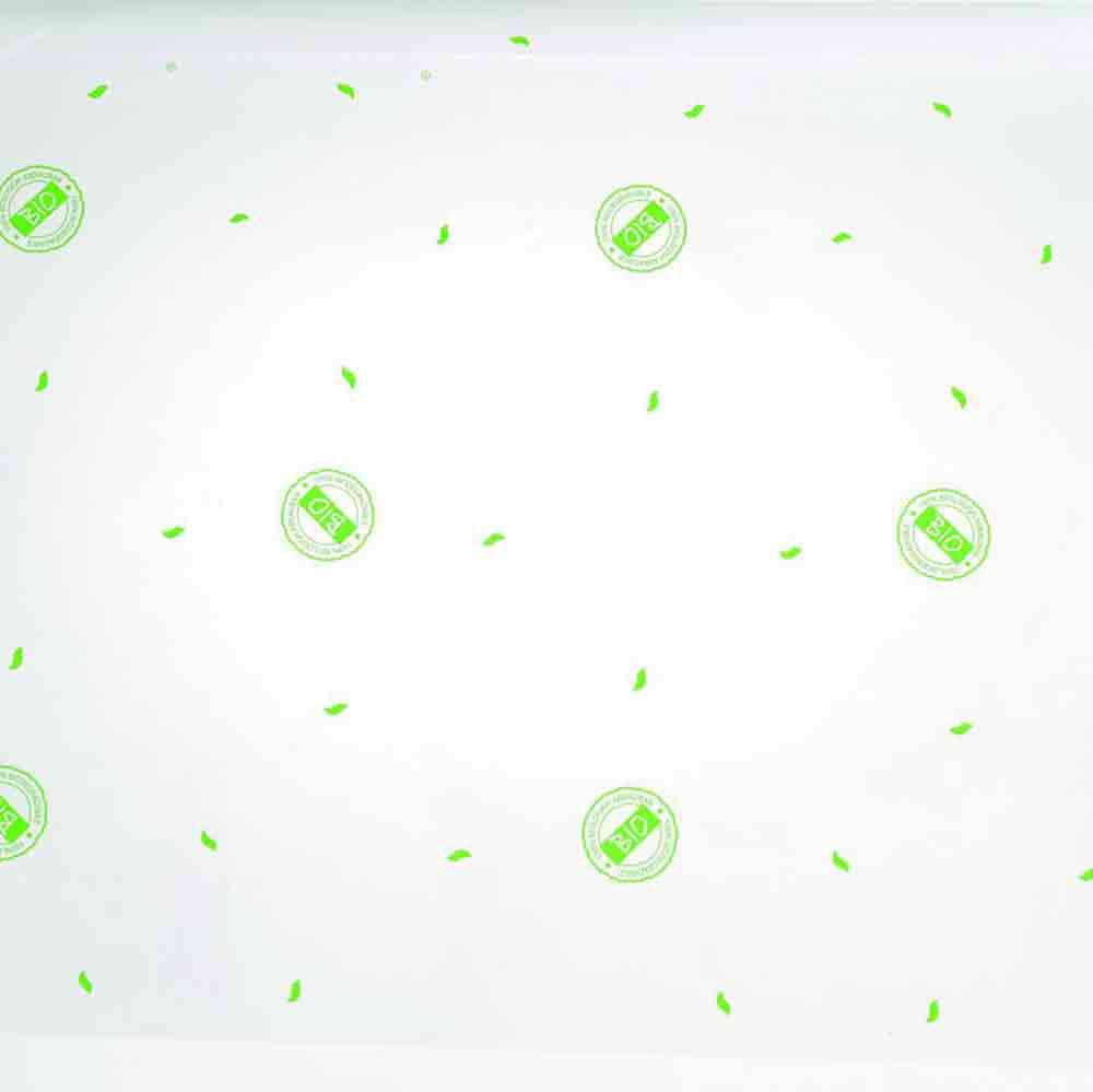 BOBINA BIO-F NEUTRA CM 100X50 MT 30MY TRASPARENTE/VERDE