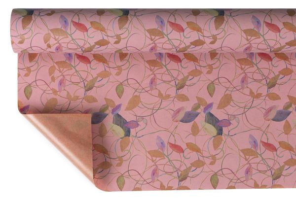 BOBINA CARTA POLITENATA-CAMELIA- CM 100X25 CM ROSA ANTICO BOBINA CARTA POLITENATA-CAMELIA- CM 100X25 CM ROSA ANTICO