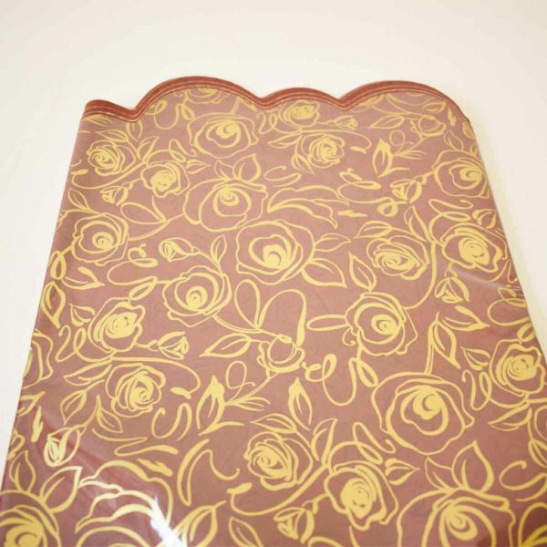 SOTTOVASI DOUBLE LUST D.95 CM PZ.50 BORDEAUX/ORO SOTTOVASI DOUBLE LUST D.95 CM PZ.50 BORDEAUX/ORO