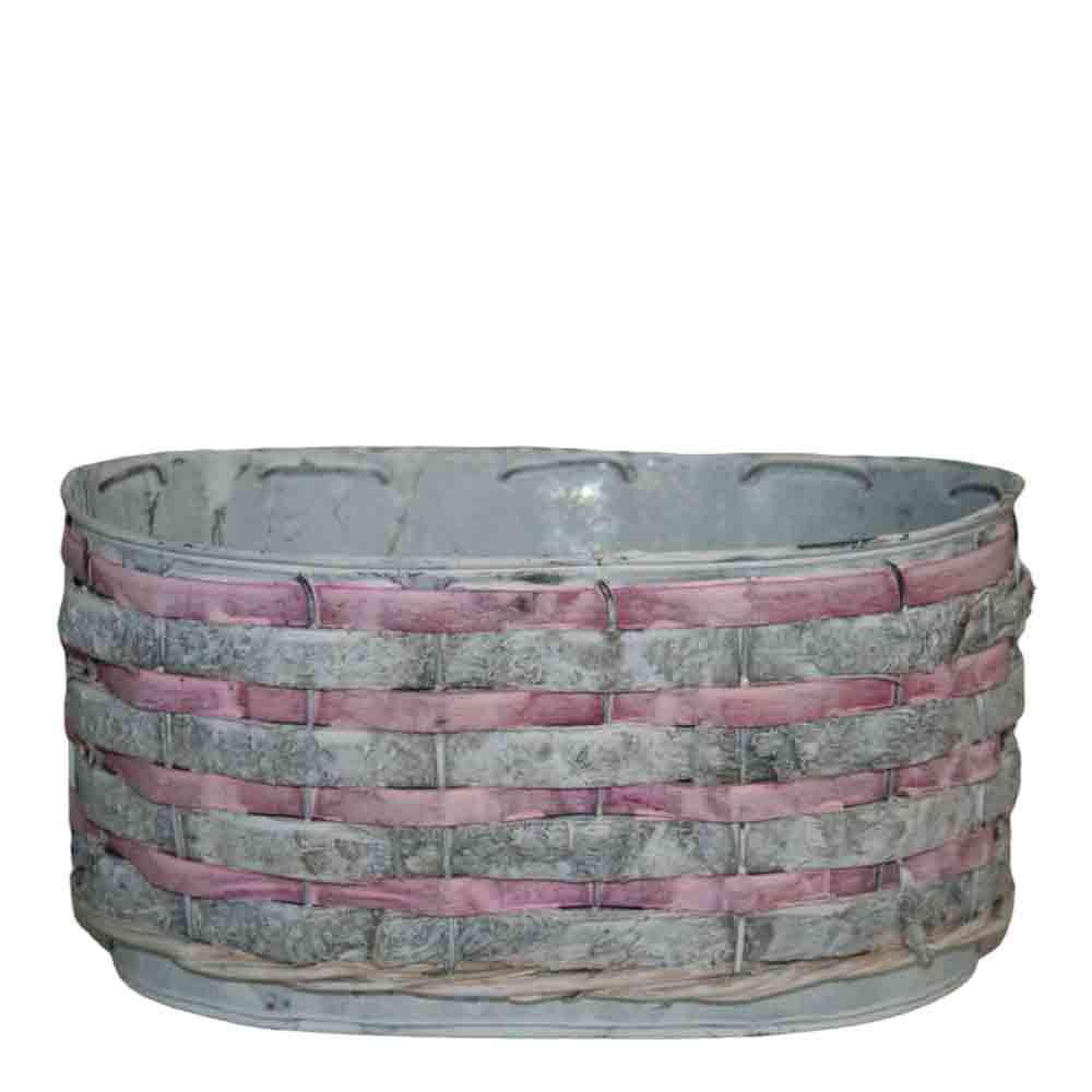 SET 3 CESTI OVALI 26X17,5X13 22X13,5X12,5 19X11,5X10 CICLAMO