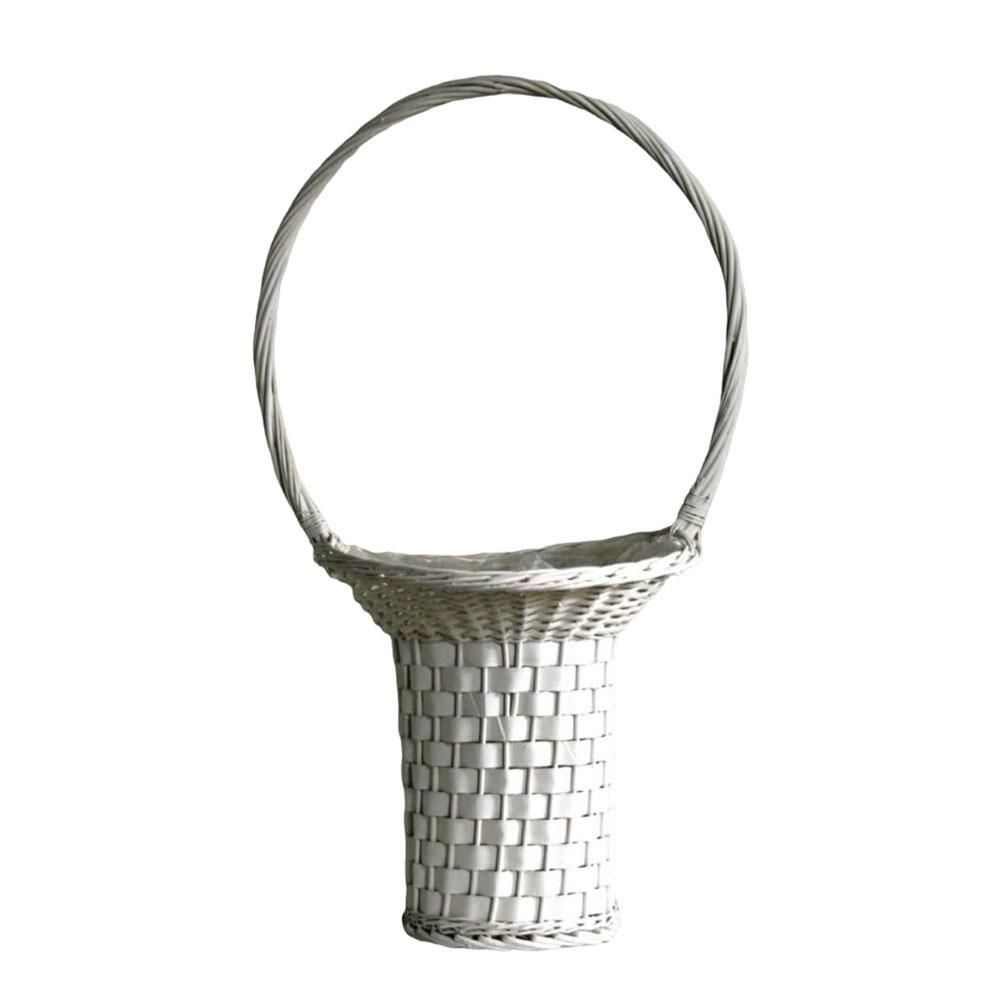 SET 3 CESTI VIM.C/MANICO 56X43/102 49X41/93 43X39/87 BIANCO SET 3 CESTI VIM.C/MANICO 56X43/102 49X41/93 43X39/87 BIANCO