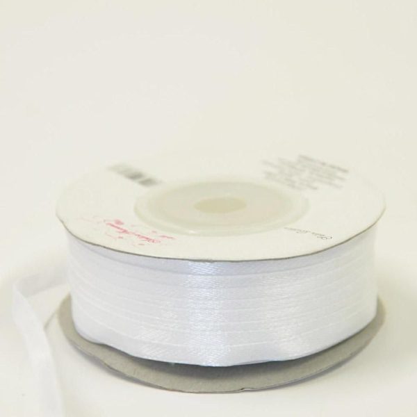 NASTRO DOPPIO RASO 3MM 50MT BIANCO NASTRO DOPPIO RASO 3MM 50MT BIANCO