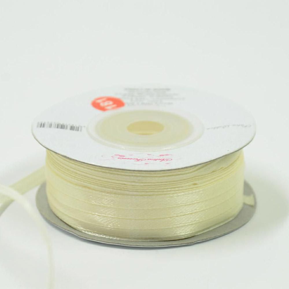 NASTRO DOPPIO RASO 3MM 50MT AVORIO NASTRO DOPPIO RASO 3MM 50MT AVORIO