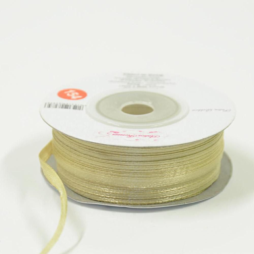 NASTRO DOPPIO RASO 3MM 50MT BEIGE