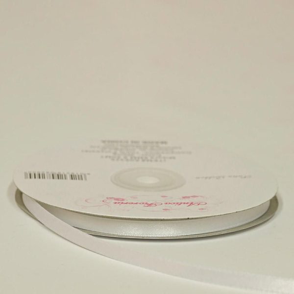 NASTRO DOPPIO RASO 6MM 50MT BIANCO NASTRO DOPPIO RASO 6MM 50MT BIANCO