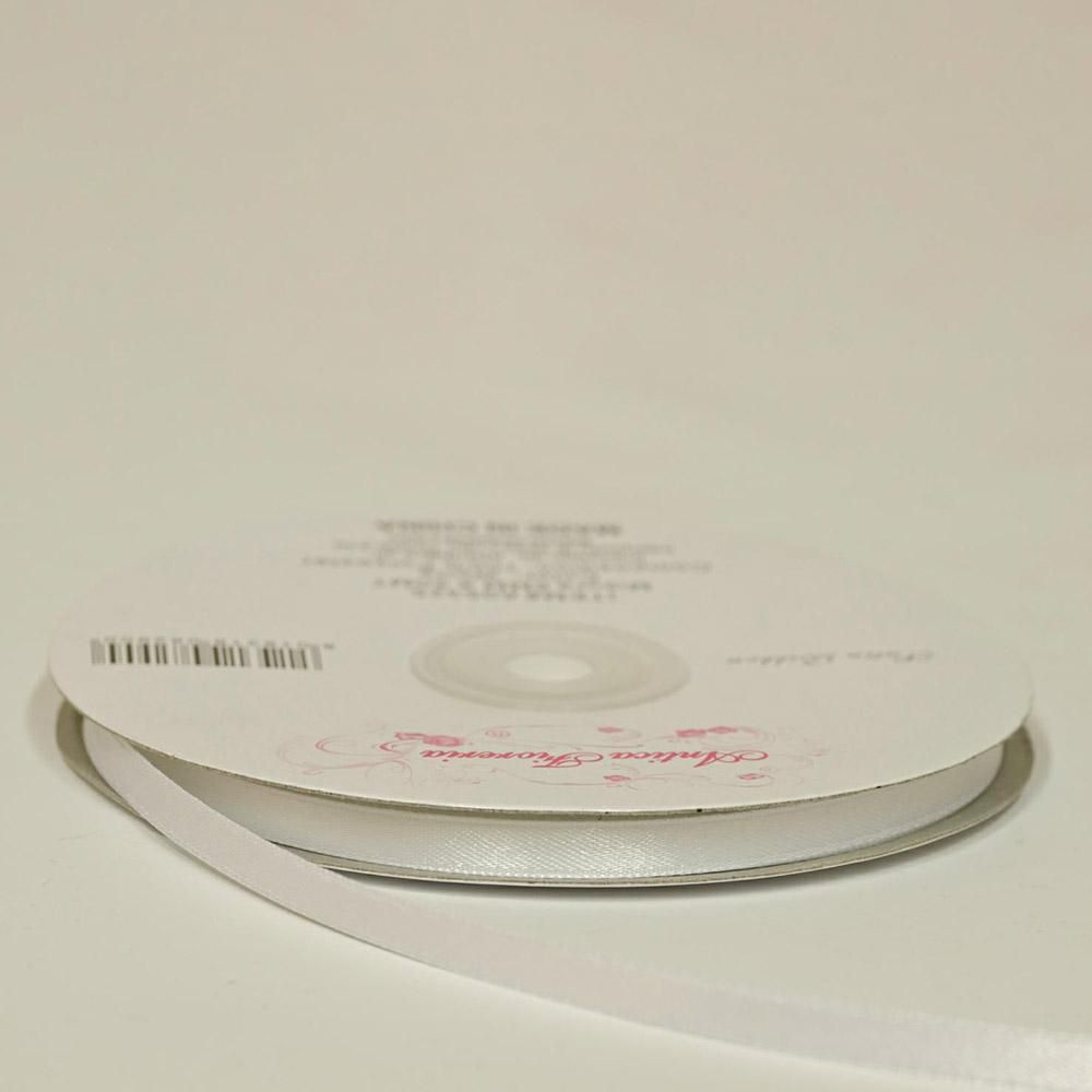 NASTRO DOPPIO RASO 6MM 50MT BIANCO NASTRO DOPPIO RASO 6MM 50MT BIANCO