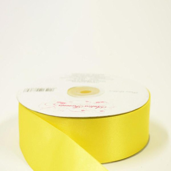NASTRO DOPPIO RASO 38MM50MT GIALLO NASTRO DOPPIO RASO 38MM50MT GIALLO