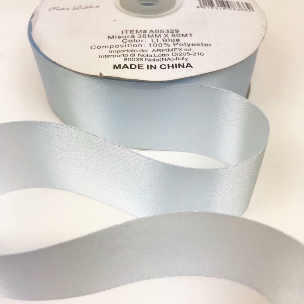 NASTRO DOPPIO RASO 38MM50MT CELESTE NASTRO DOPPIO RASO 38MM50MT CELESTE