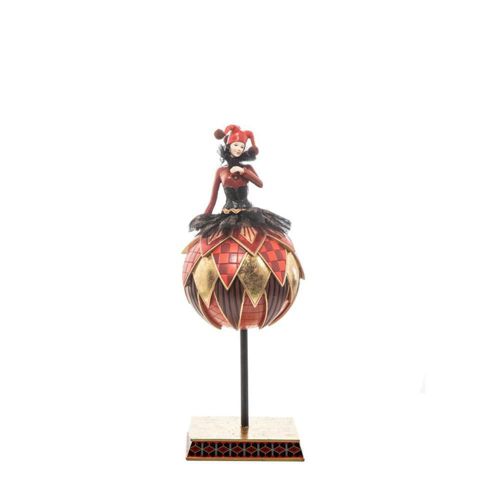 CLOWN POLIRESINA H.41 CM MULTICOLOR