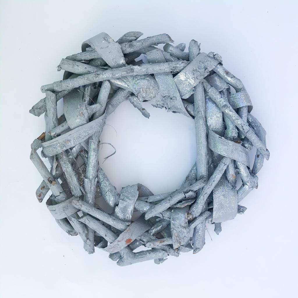 CORONCINA DECO NAT.GLITTER D.32 A.