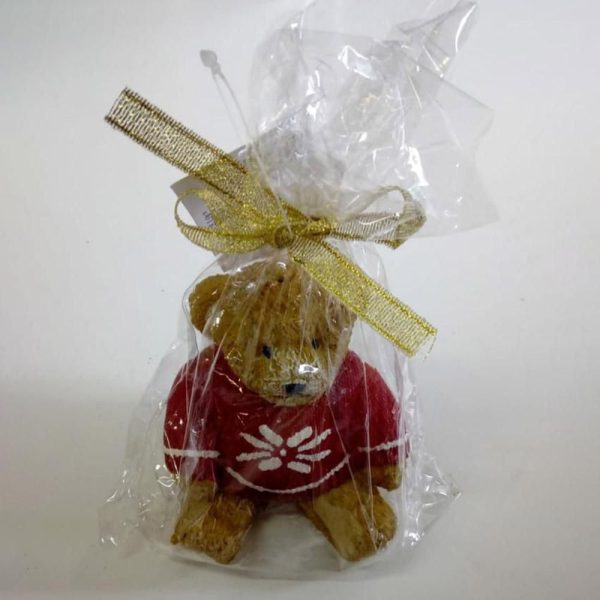 CANDELA D.6 CM H.10 CM ORSETTO CANDELA D.6 CM H.10 CM ORSETTO