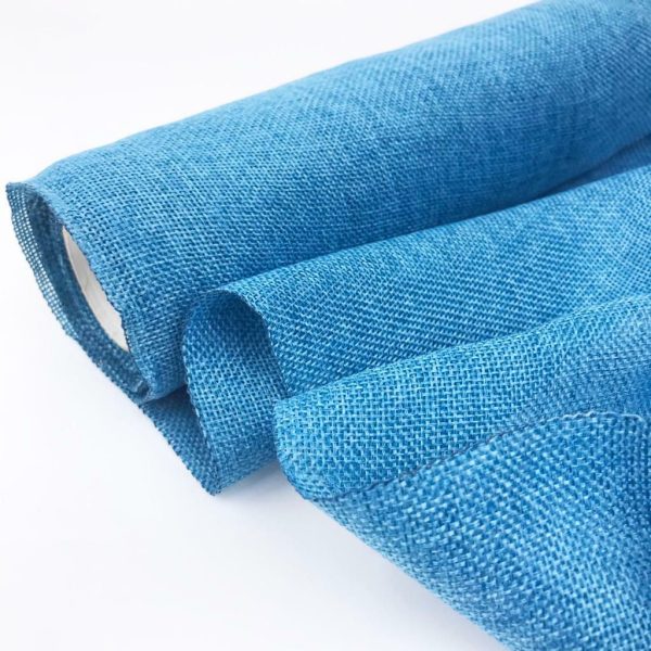 BOBINA DECO JUTA CM.47X5MT. TURCHESE A. BOBINA DECO JUTA CM.47X5MT. TURCHESE A.