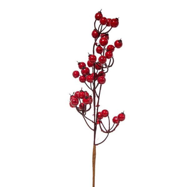 SET 12 RAMI BACCHE CM.35 ROSSO SET 12 RAMI BACCHE CM.35 ROSSO