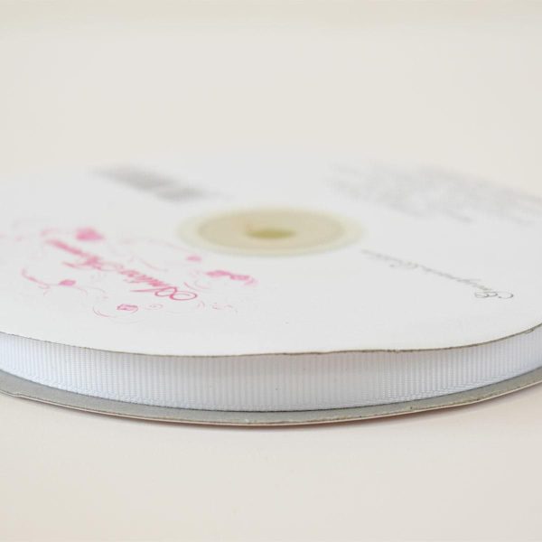 NASTRO -GROSGRAIN- 10MM50MT BIANCO NASTRO -GROSGRAIN- 10MM50MT BIANCO